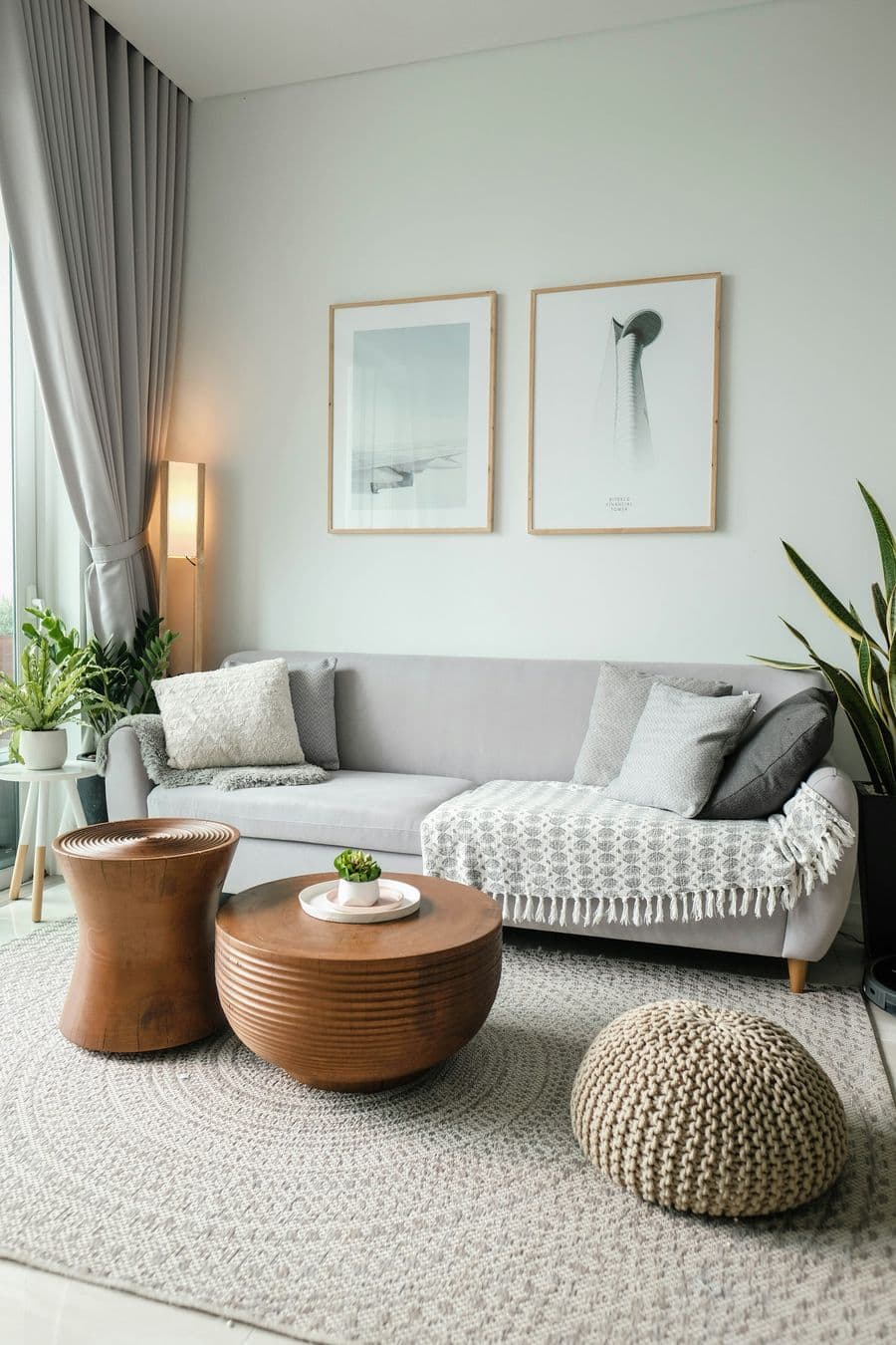 Quiet lounge in soft, low light