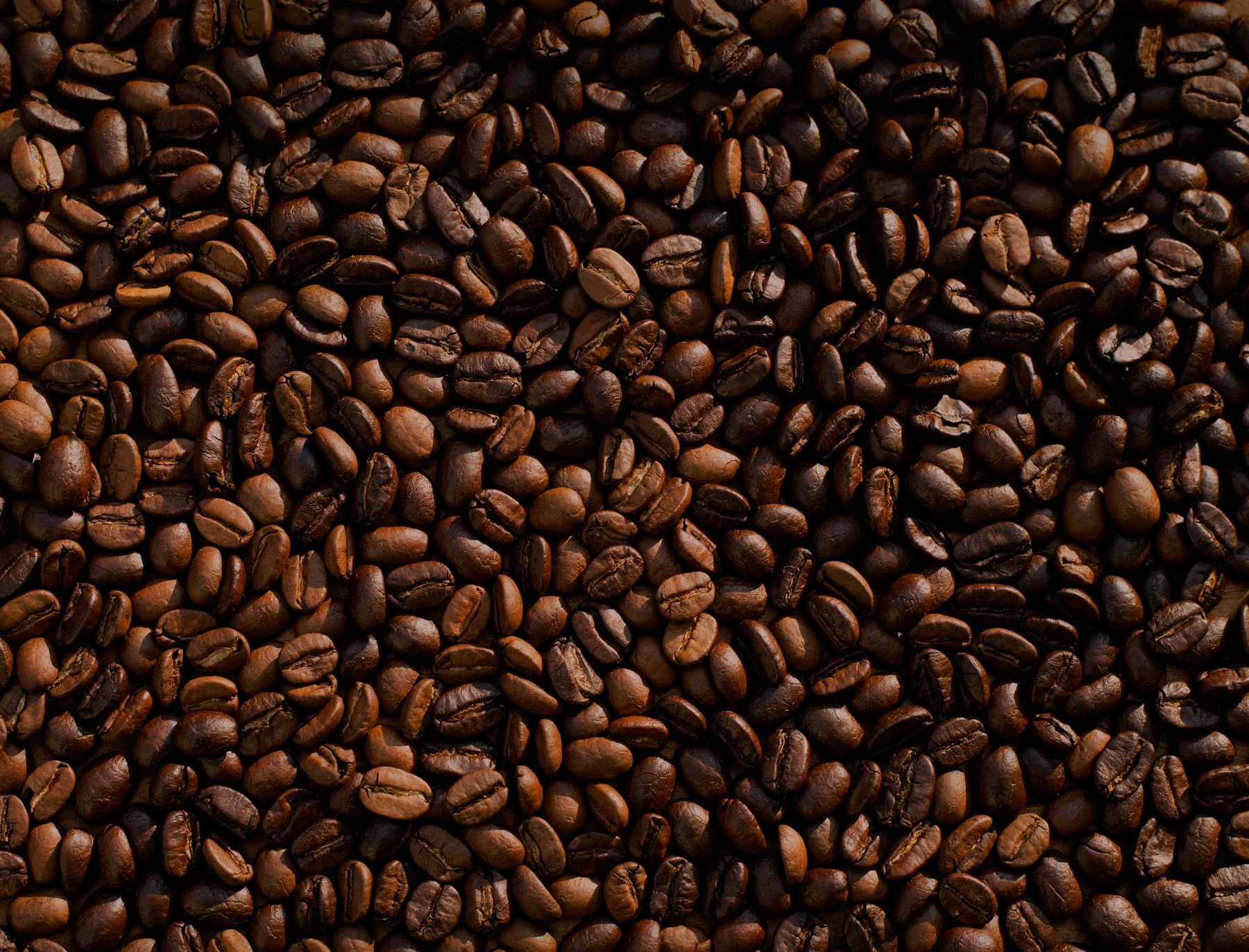 Coffee beans and cup on timber