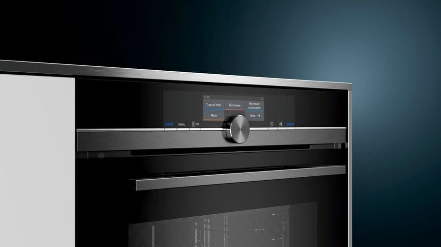 Siemens studioLine iQ700 built-in oven in Dark Inox